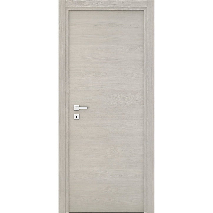 Bloc-porte Summa grigio H.204 x l.73, poussant droit
