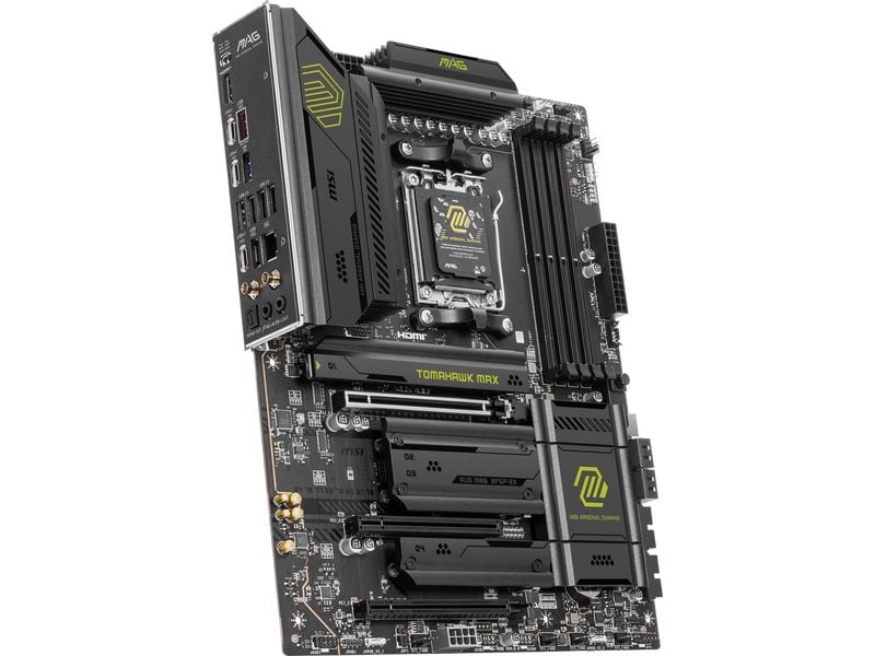 MSI Mainboard MAG B850 TOMAHAWK MAX WIFI MSI MAG B850 TOMAHAWK MAX WIFI Motherboard AMD B850 Sockel AM5 ATX