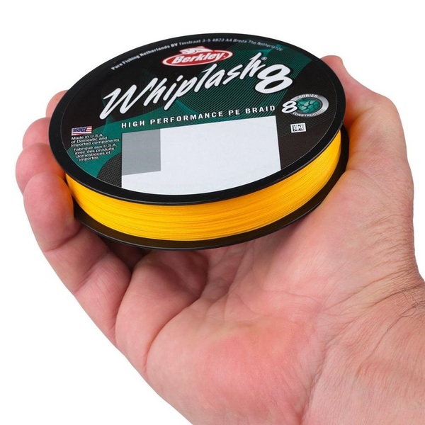 Berkley Whiplash 8 Tresse Jaune 300m