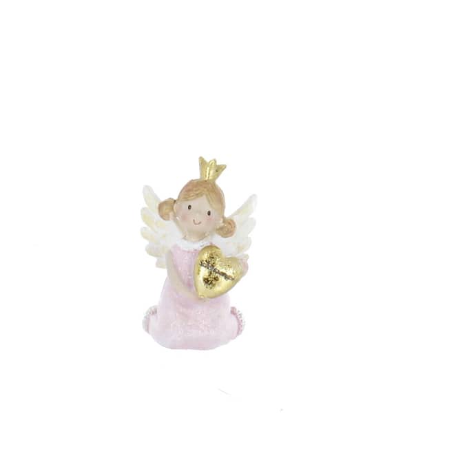 Schutzengel knieend - aus Polyresin - ca. 5,5 x 5,5 x 9 cm
