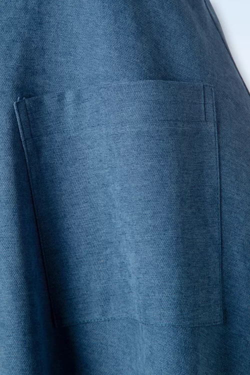 Banned Retro Book Smart overgooier swing-jurk in blauw