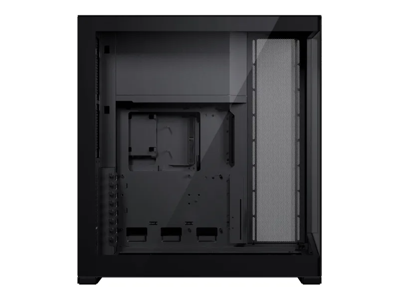 Phanteks NV7 - FT - udvidet ATX - sidepanel med vindue (hærdet glas) - ingen strømforsyning (ATX) - sort satin - USB/Lyd