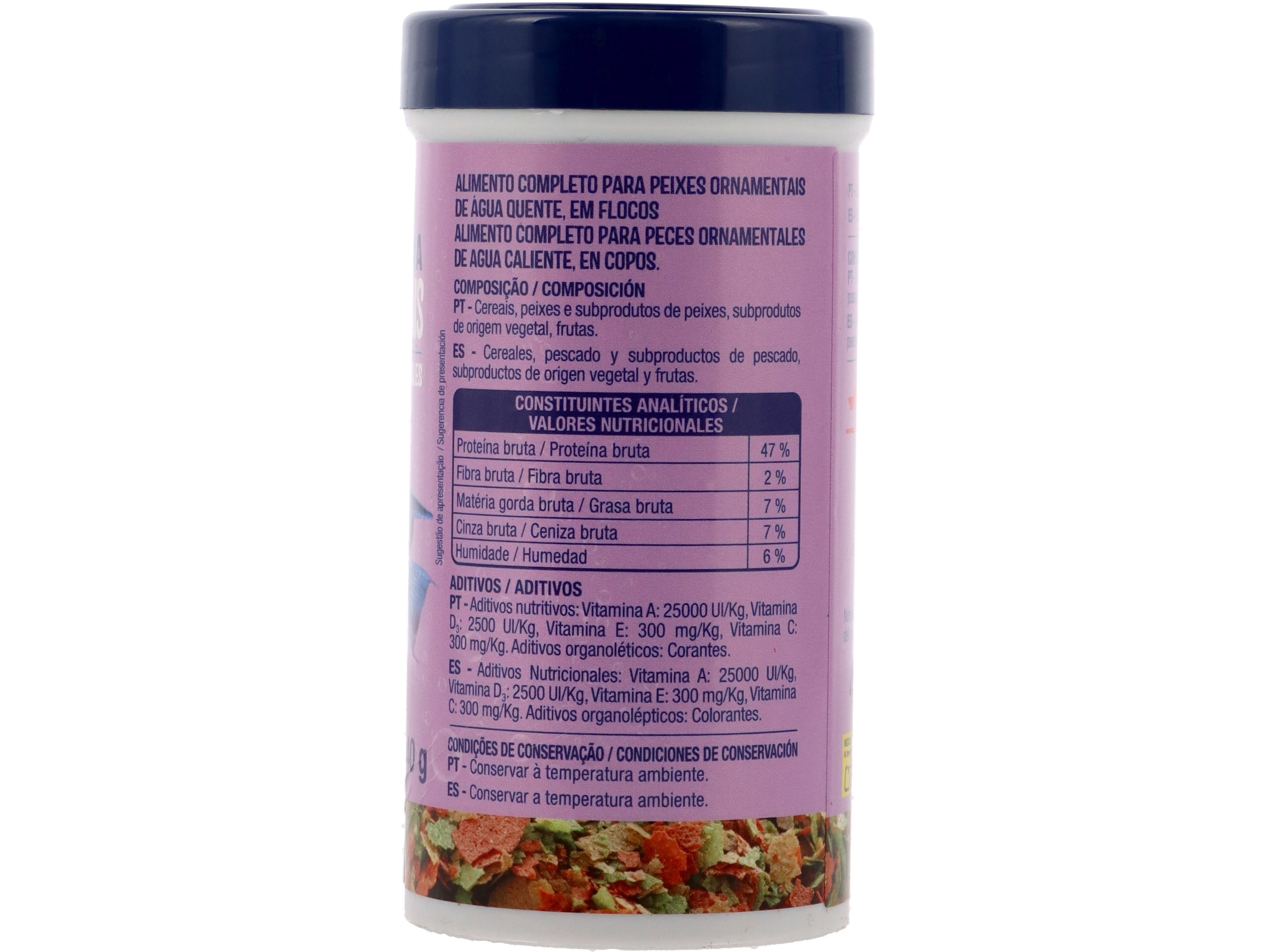 COMIDA PARA PEIXES TROPICAIS AUCHAN EM FLOCOS 40G