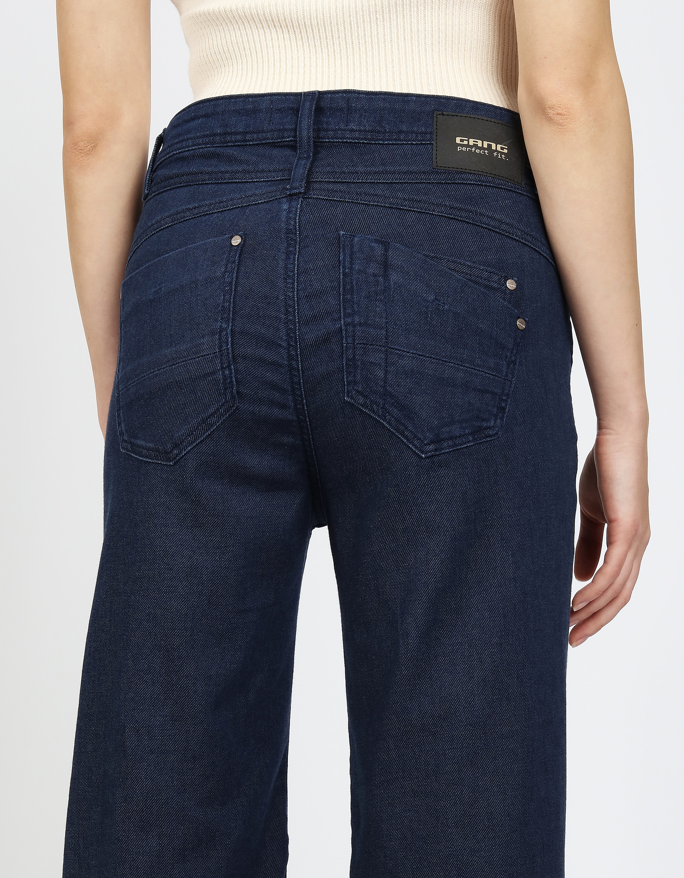 GANG 5-Pocket-Jeans »94AMELIE WIDE«, aus weichem SWEAT Denim