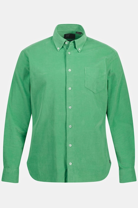 Cordhemd, Langarm, Buttondown Kragen, Modern Fit, bis 8 XL