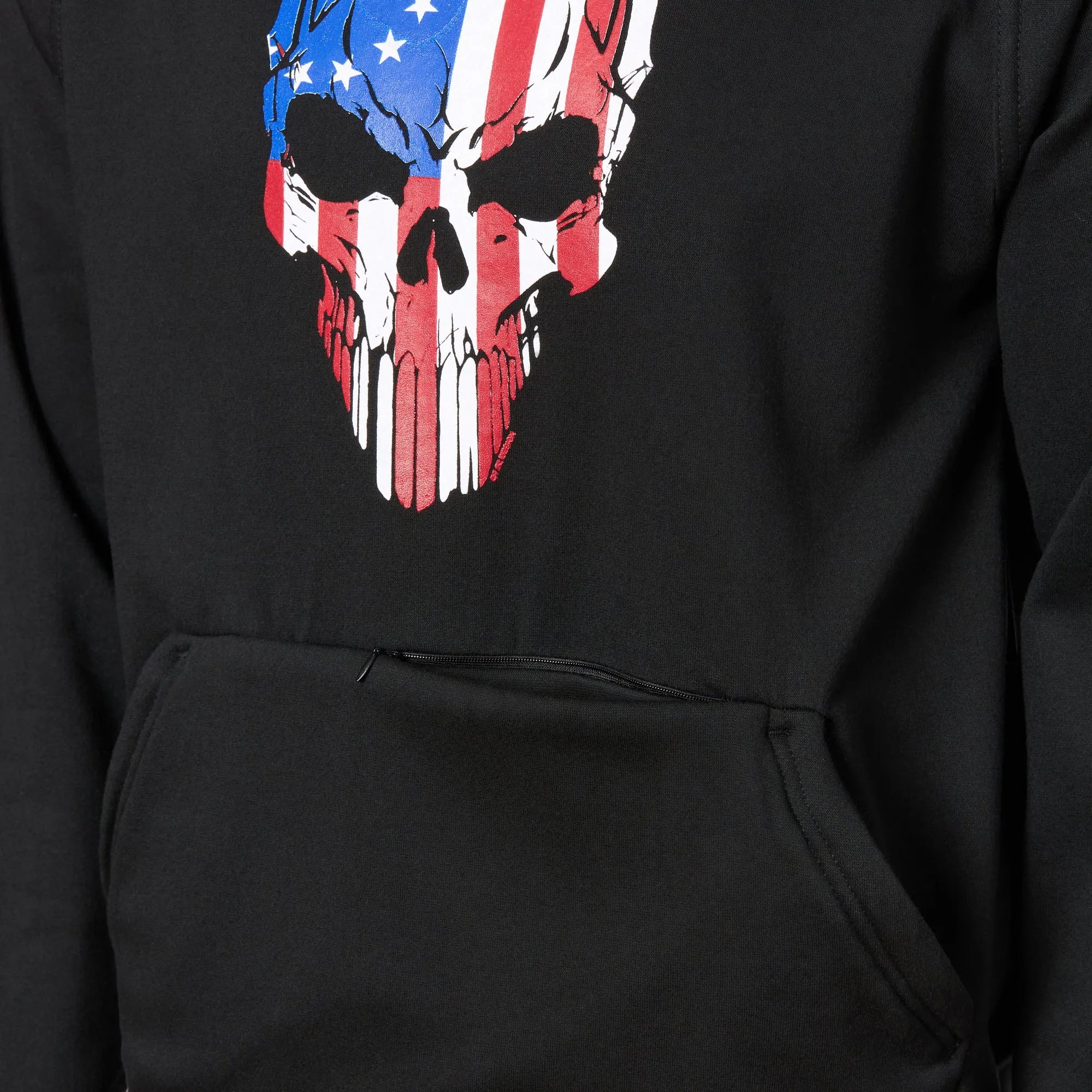 7.62 Design -  7.62 Design Hoodie BR Flag Skull schwarz