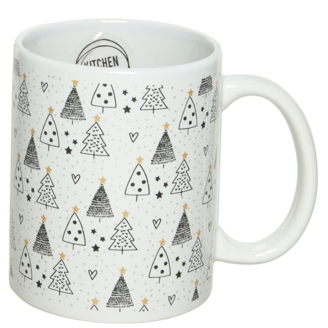 Tasse - Weihnachten - aus Keramik - ca. 320 ml - ca. 12 x 9 cm - 1 Stück