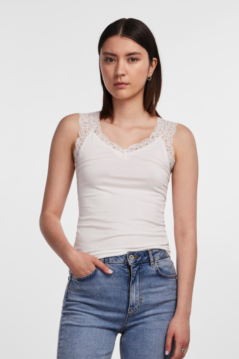 Pieces witte dames top