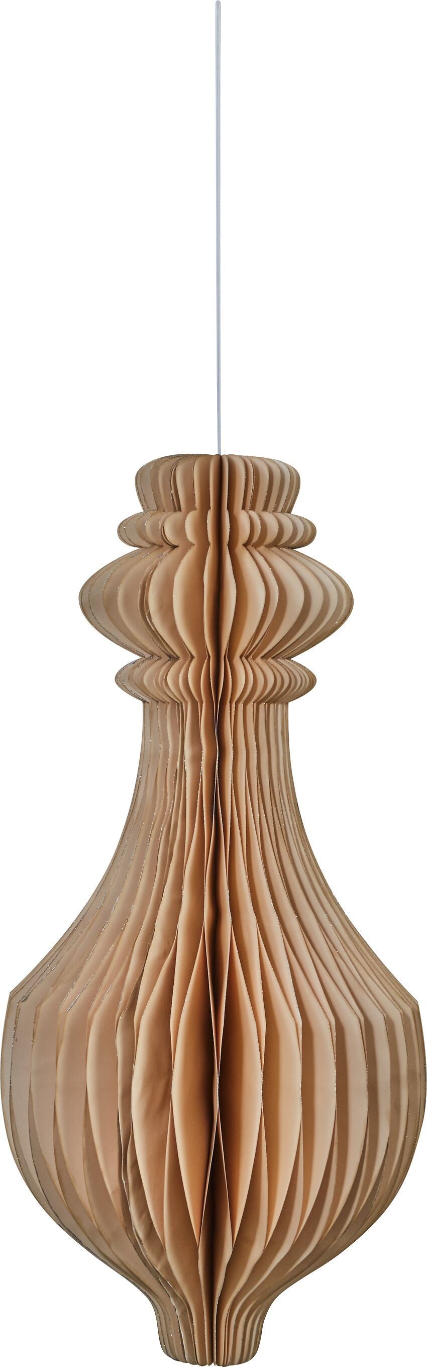 VALI Papier Hänger - Beige / H: 65.0 cm