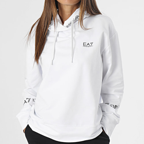Ensemble De Survetement Femme 8NTV52 Blanc Noir