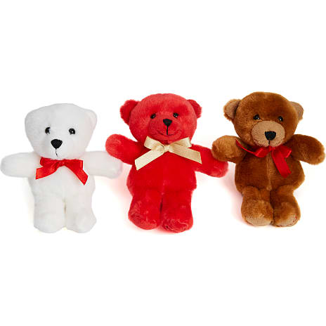 F.A.O. Schwarz bamse bjørjnesæt 3-pak 10 cm