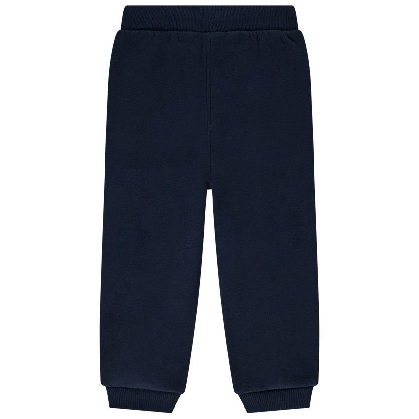 Jogging en molleton uni pour bébé garçon - Bleu marine