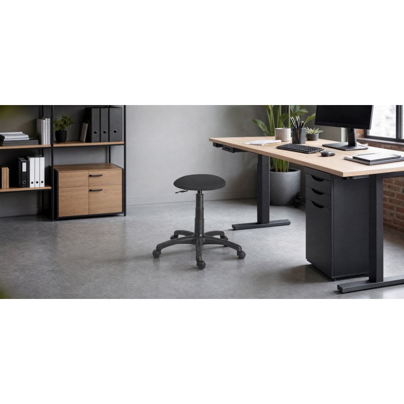 Tabouret Office tissu