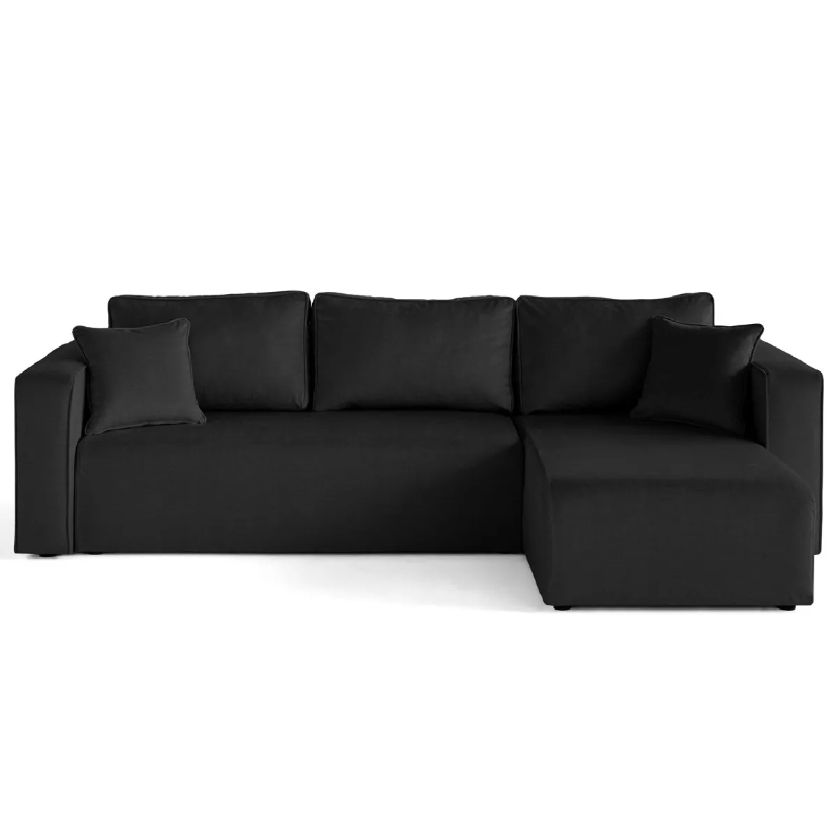 Bestmobilier Housse canapé Topaze - Noir