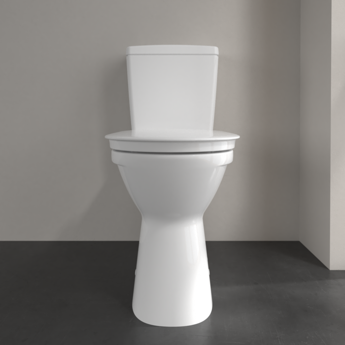 Villeroy & Boch ViCare randloos duoblok toilet CeramicPlus met AntiBac wit glans