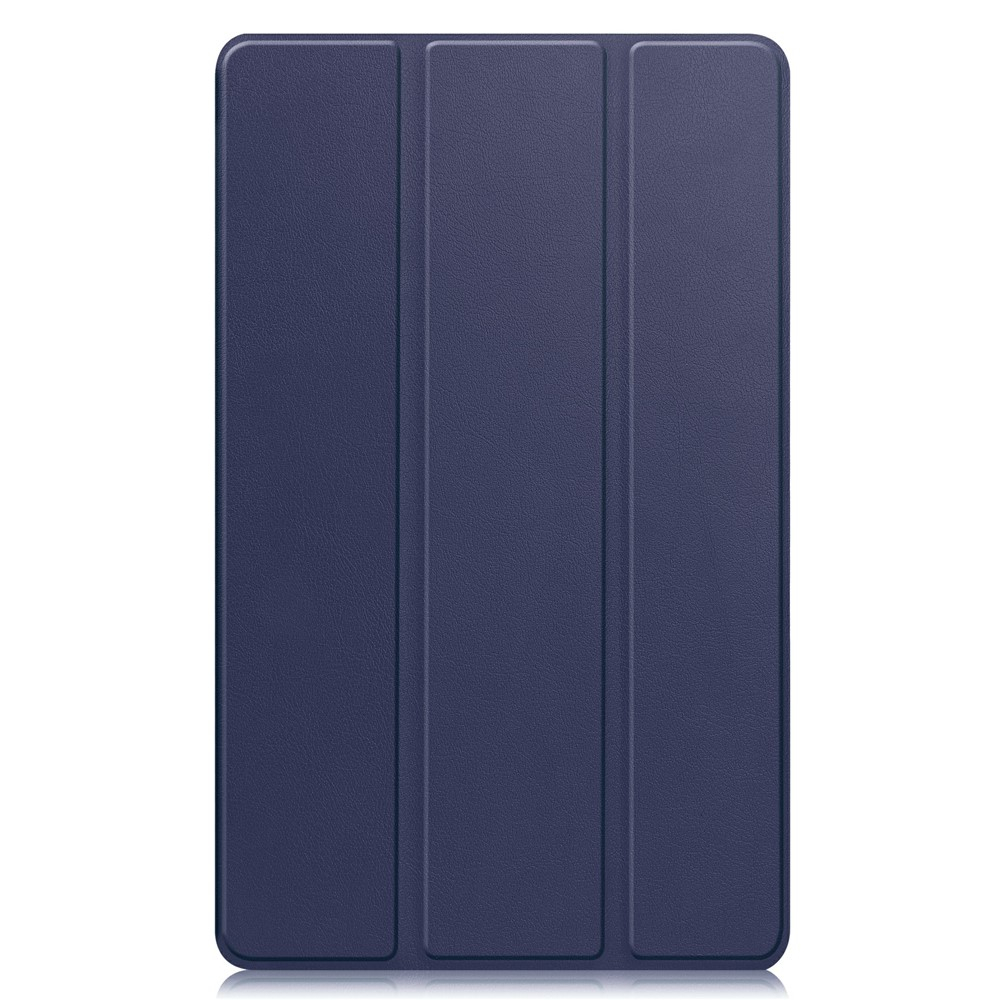 Samsung Galaxy Tab A11 / A9 Leder Tasche Flip Cover Hülle - Dunkelblau