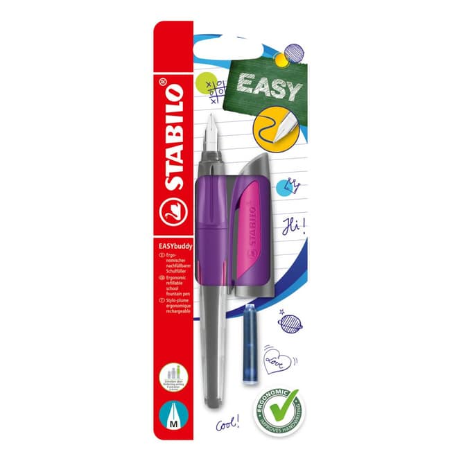 STABILO Easy buddy - Füllhalter - lila/magenta