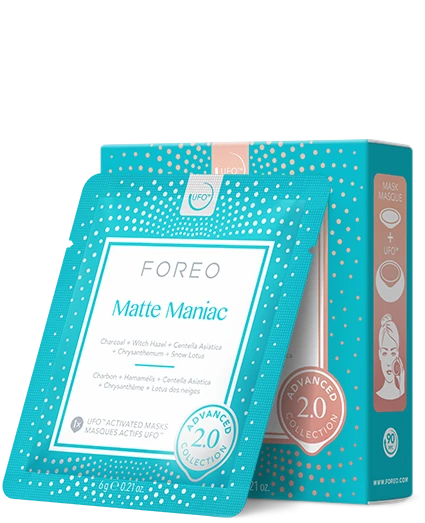 FOREO - Matte Maniac 2.0 UFO™ Mask - With Charcoal & Witch Hazel