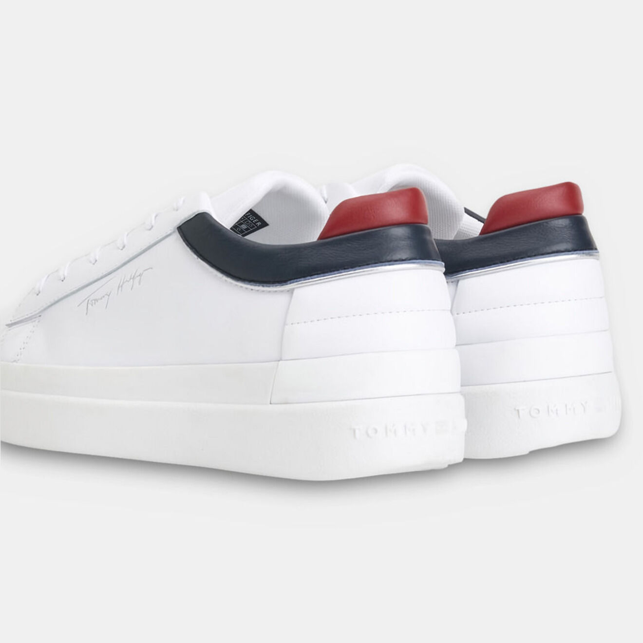 Tommy Hilfiger Baskets en Cuir Feminine blanches