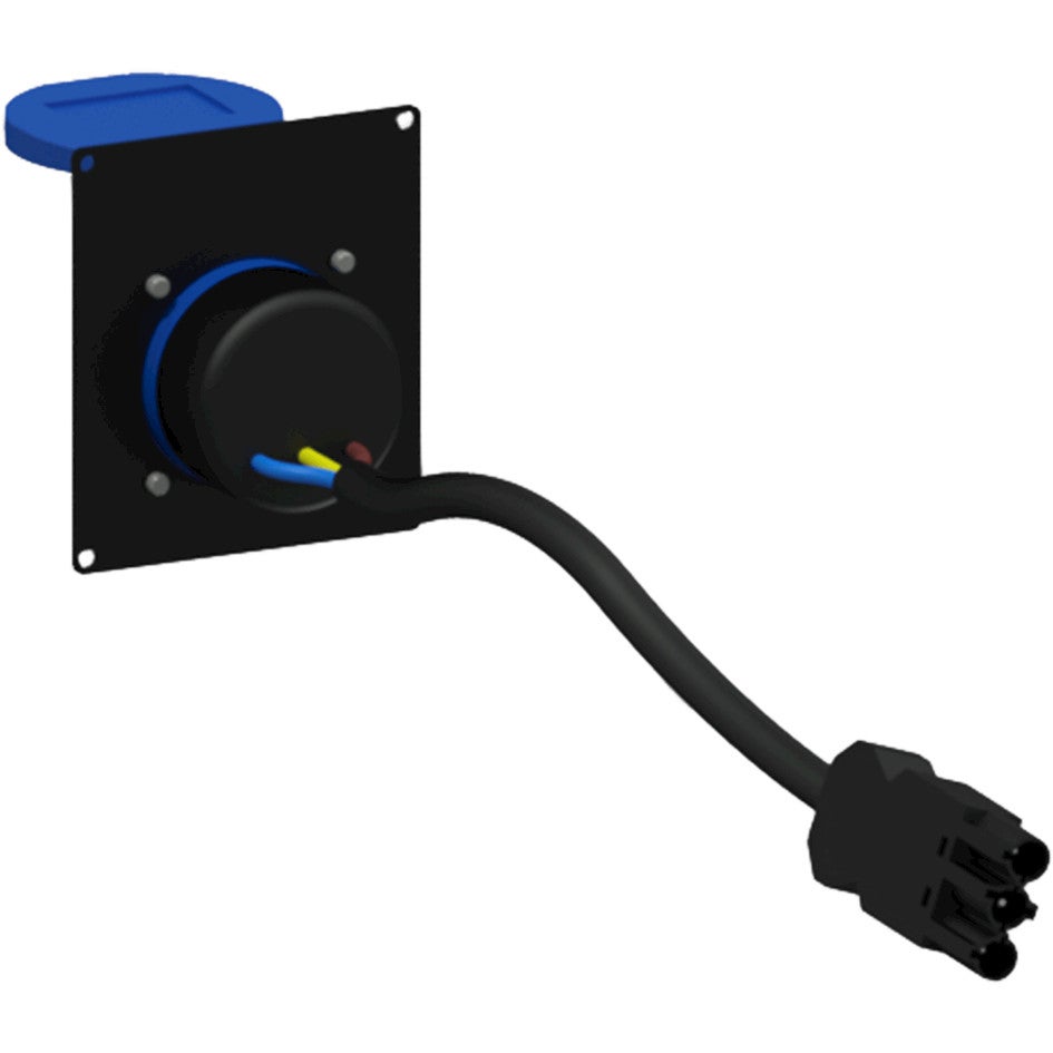 Caymon CASY285F/B contactdoos met penaarde module voor CASY-chassis