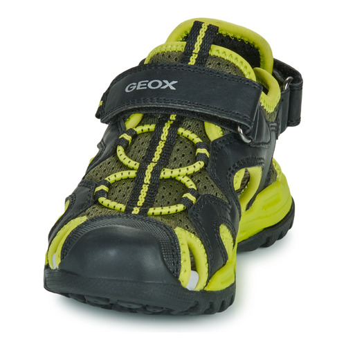 Geox - J BOREALIS BOY - Noir / Jaune