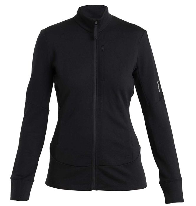 Quantum IV LS Zip Women uldtrøje
