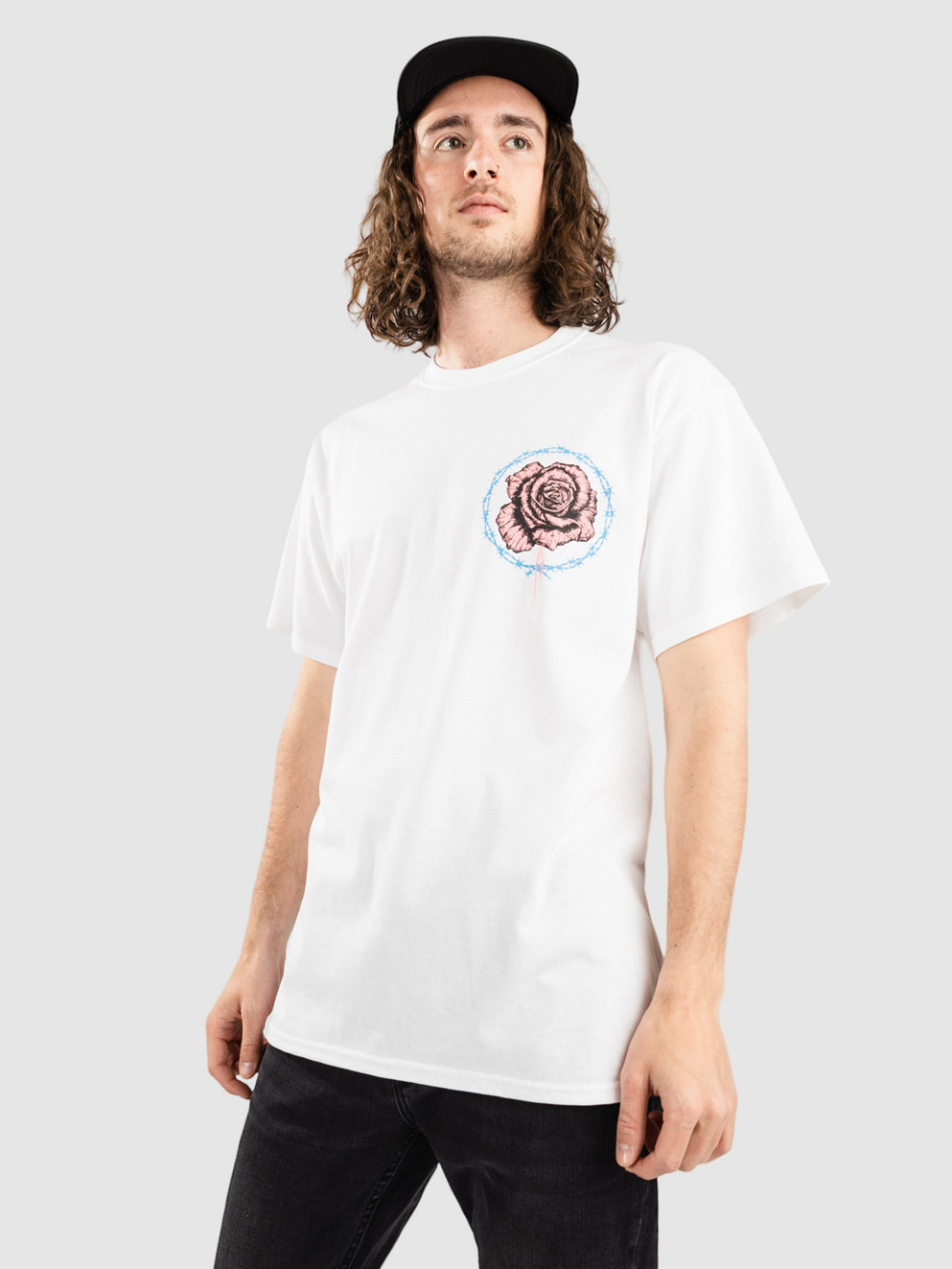 Any Means Necessary Love Hurts T-Shirt white