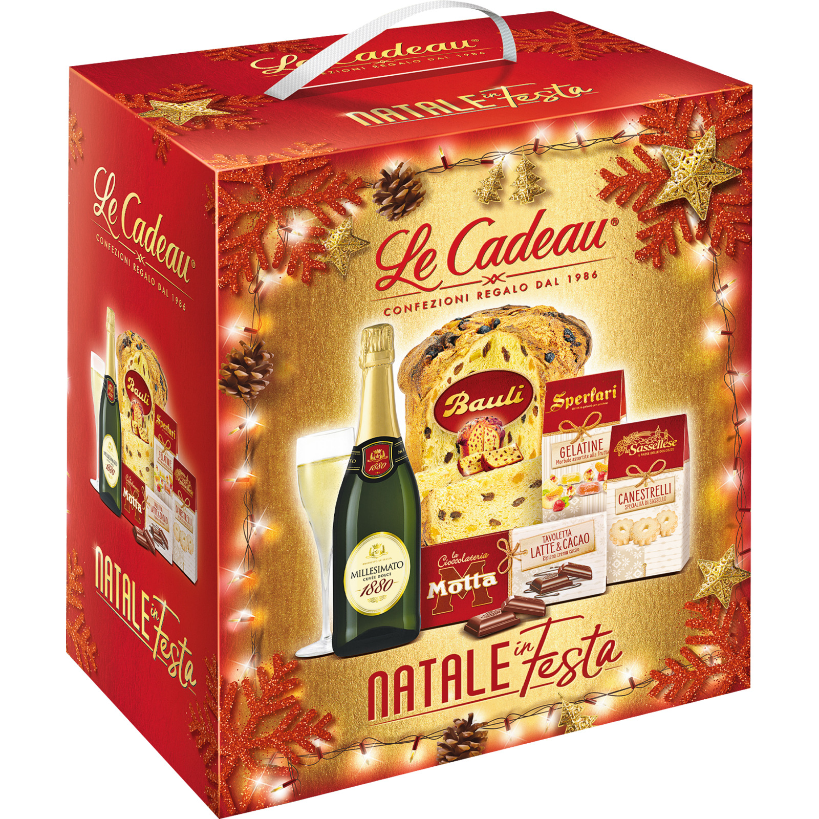 Geschenkkorb Natale Panettone 5-tlg.