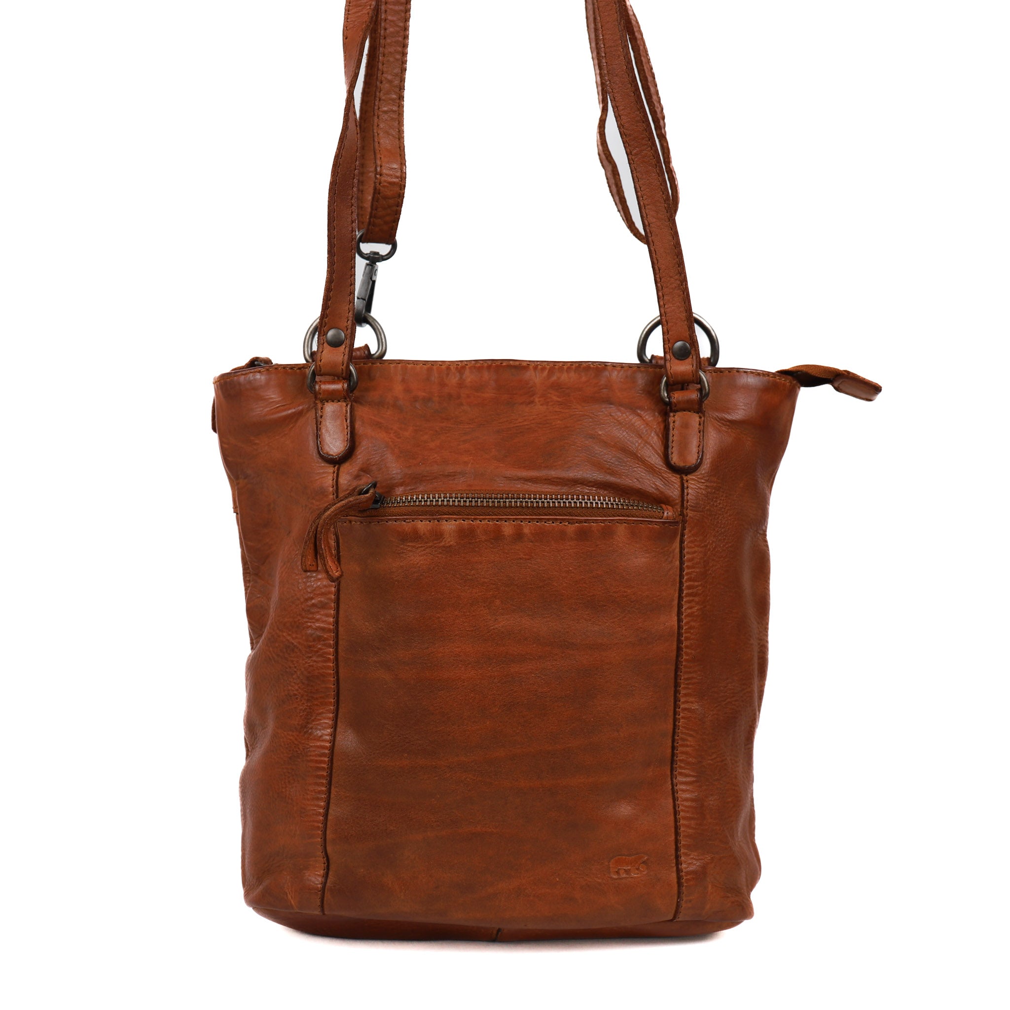 Rugzak/schoudertas 'Sandy' cognac Cognac