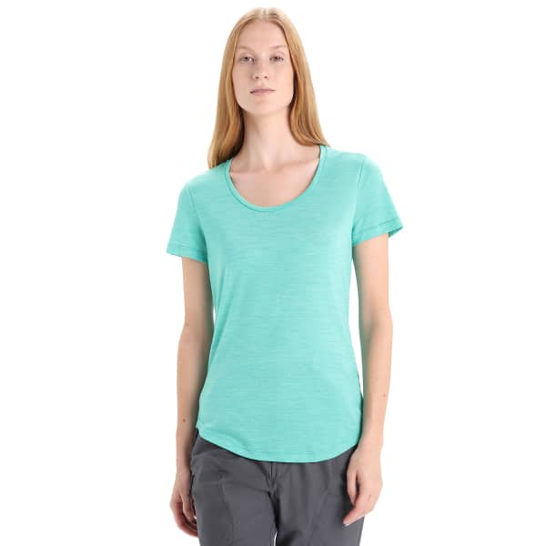 T-shirt randonnée ICEBREAKER W SPHERE II SS SCOOP TEE FRESH HTHR