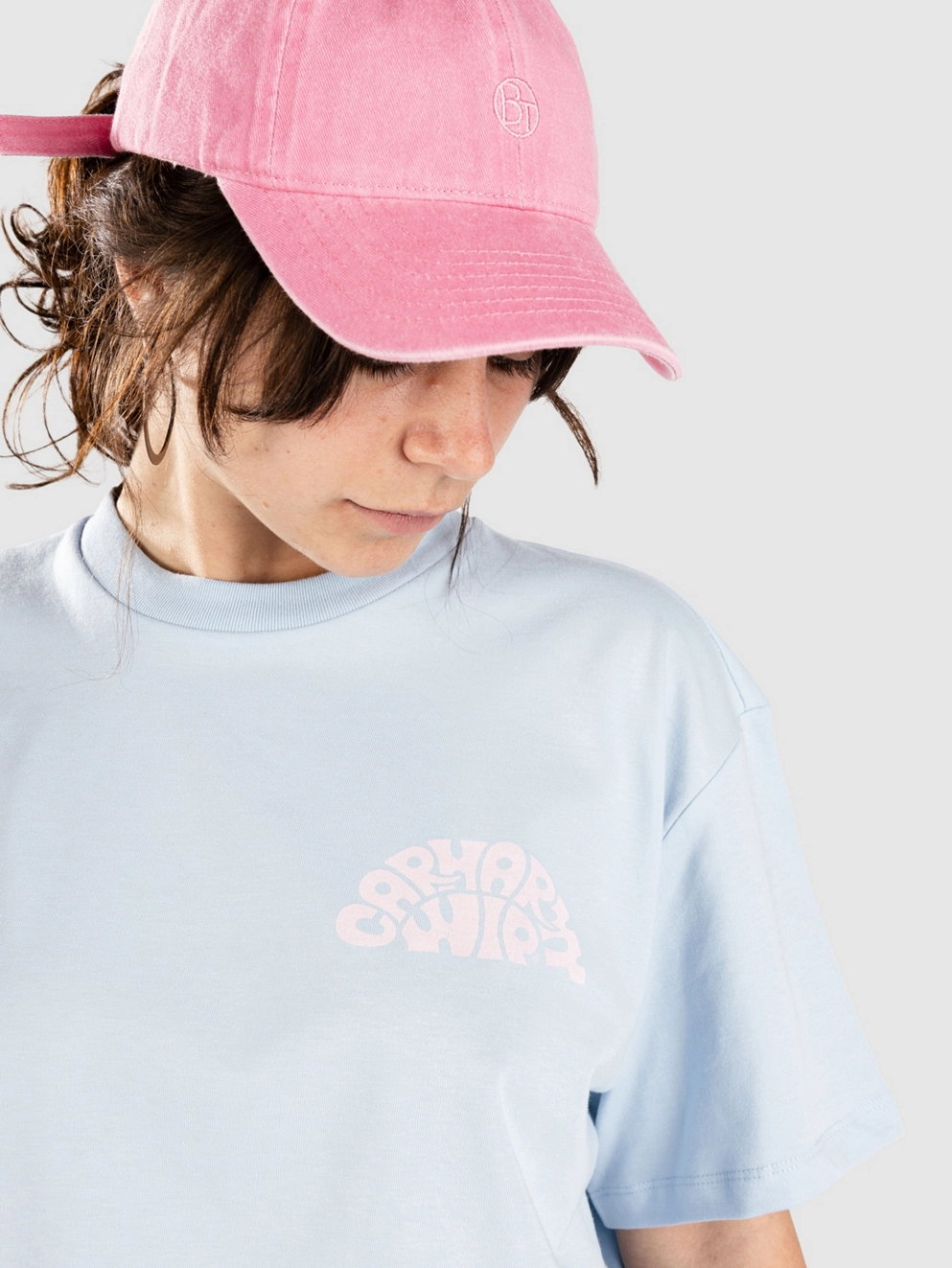 Carhartt WIP Jazzy T-Shirt air sky/air pink