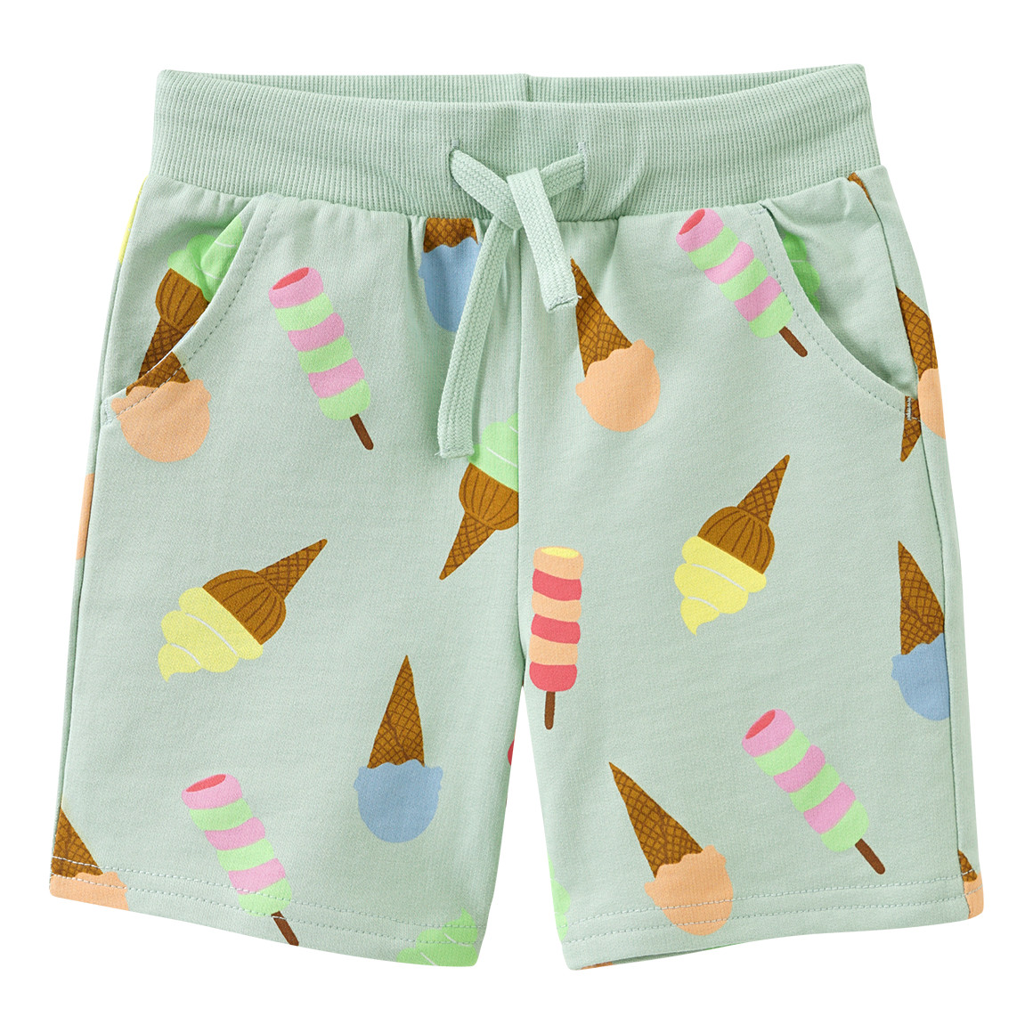 Topomini Baby T-Shirt und Joggingshorts im Set hellgrün