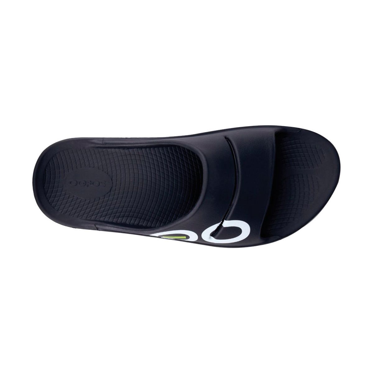 oofos ooah sport sandals 609 73 black white