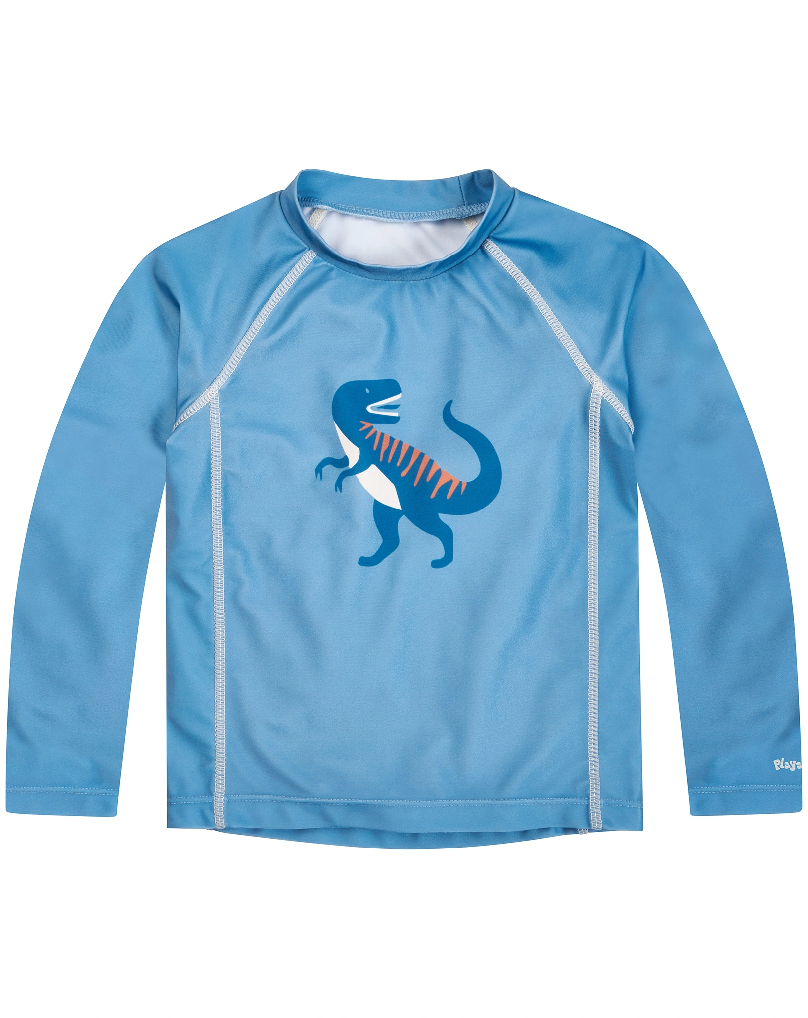 Langarm-Badeshirt DINO in blau