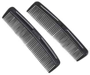 Hair Mode Haarkam Zwart 2ST
