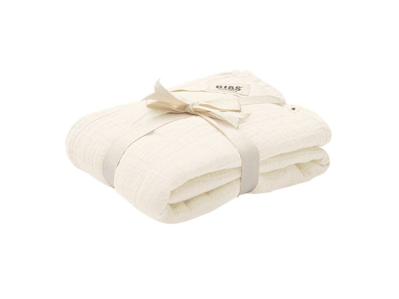 Bibs Mulltuch Ivory 120 x 120 cm Vielseitiges Musselin-Tuch für den Alltag