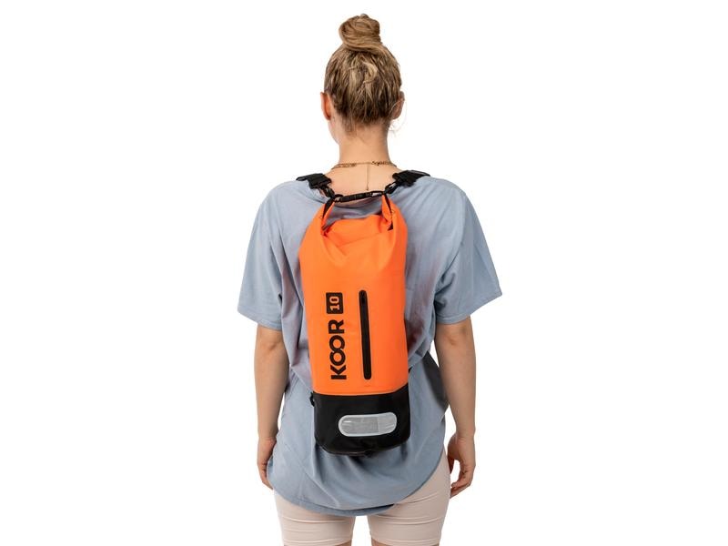 KOOR Dry Bag Toore Orange 10 l Wasserdichter Schwimmsack