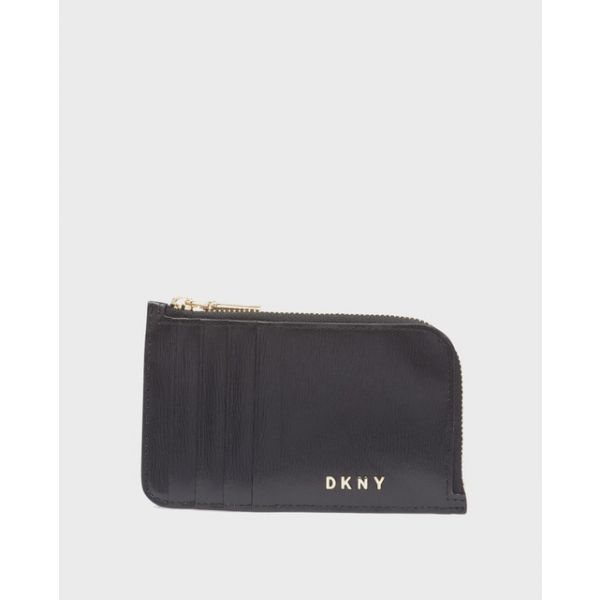 DKNY Porta-Moedas em Pele c/ Porta-Cartões Preto