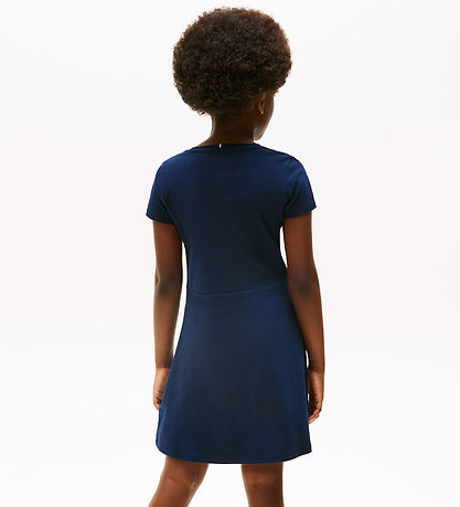 Tommy Hilfiger Kleid - Essential Skater - Dark Nacht Navy