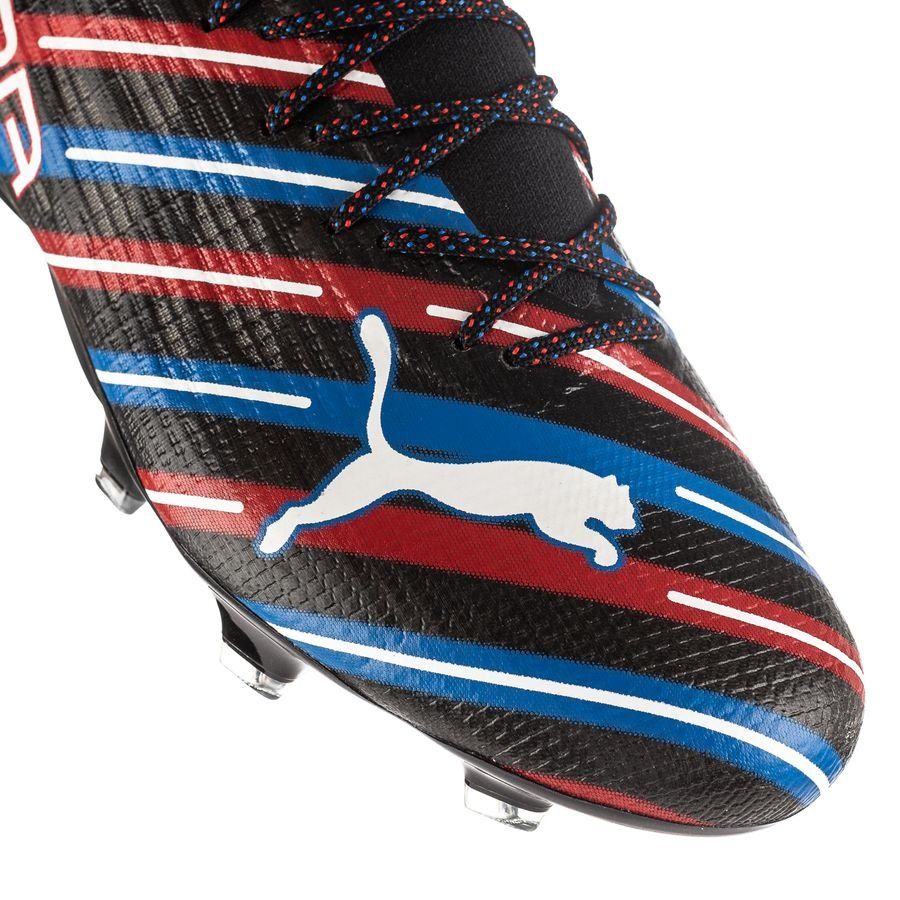PUMA X Unisport Ultra 1.4 FG/AG Barbershop - Noir/Blanc/Bleu/Rouge ÉDITION LIMITÉE