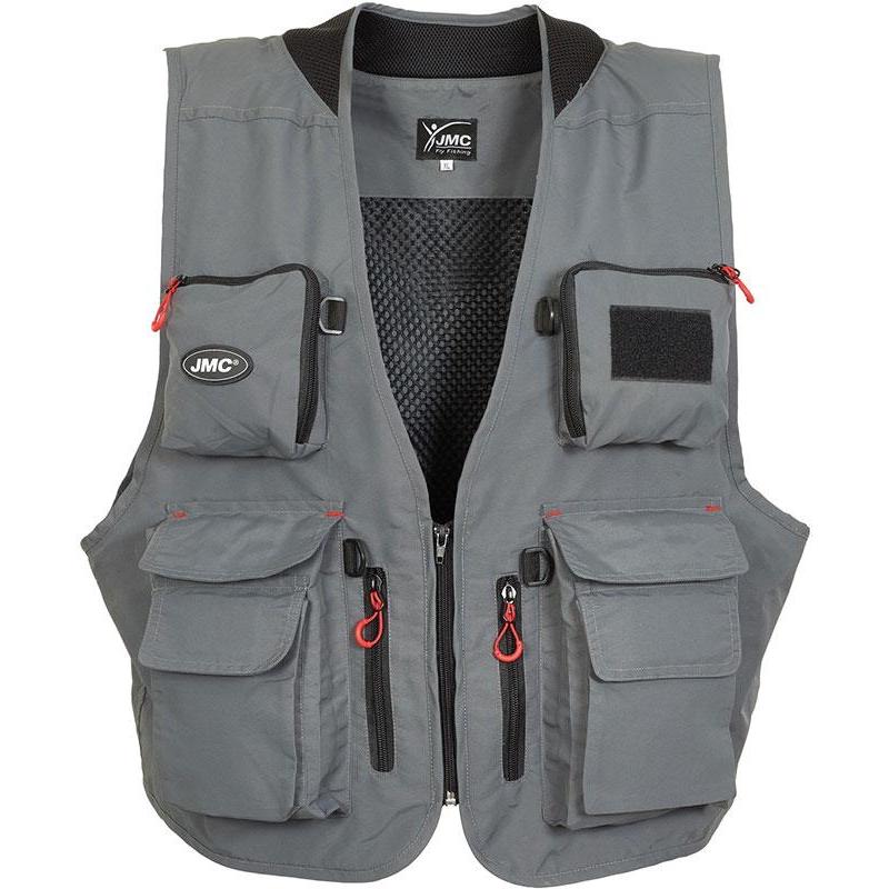 Gilet De Peche Jmc Tradition V2 - Gris
