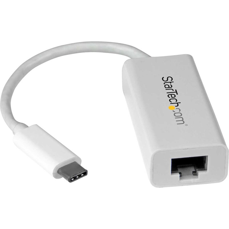 StarTech.com Adaptateur USB C vers Gigabit Ethernet - Blanc - Adaptateur Réseau LAN USB 3.0 vers RJ45 - USB Type C vers Ethernet