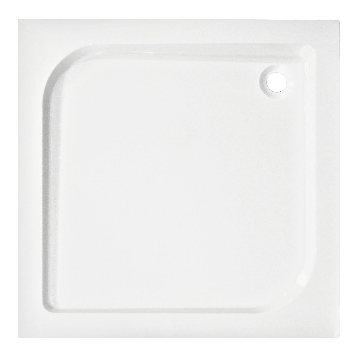 Kerra Victor douchebak vierkant 90x90x16cm wit