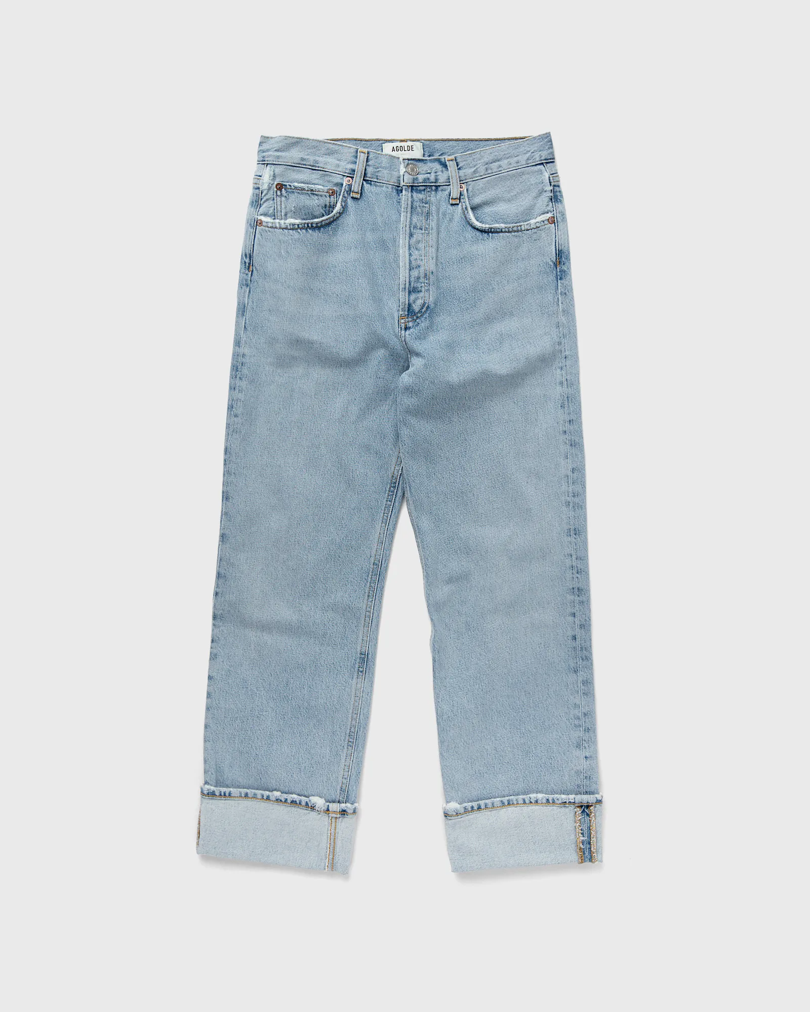 AGOLDE fran jeans em força (algodão orgânico)