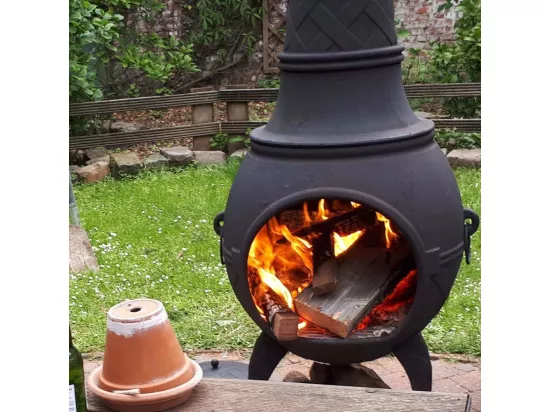 Chauffe-terrasse en fonte 150 cm