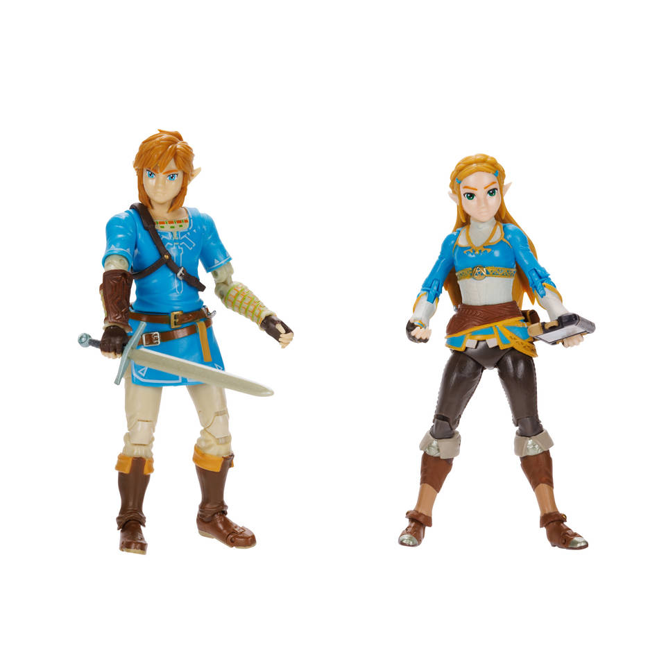 The Legend of Zelda speelfigurenset Link en Zelda