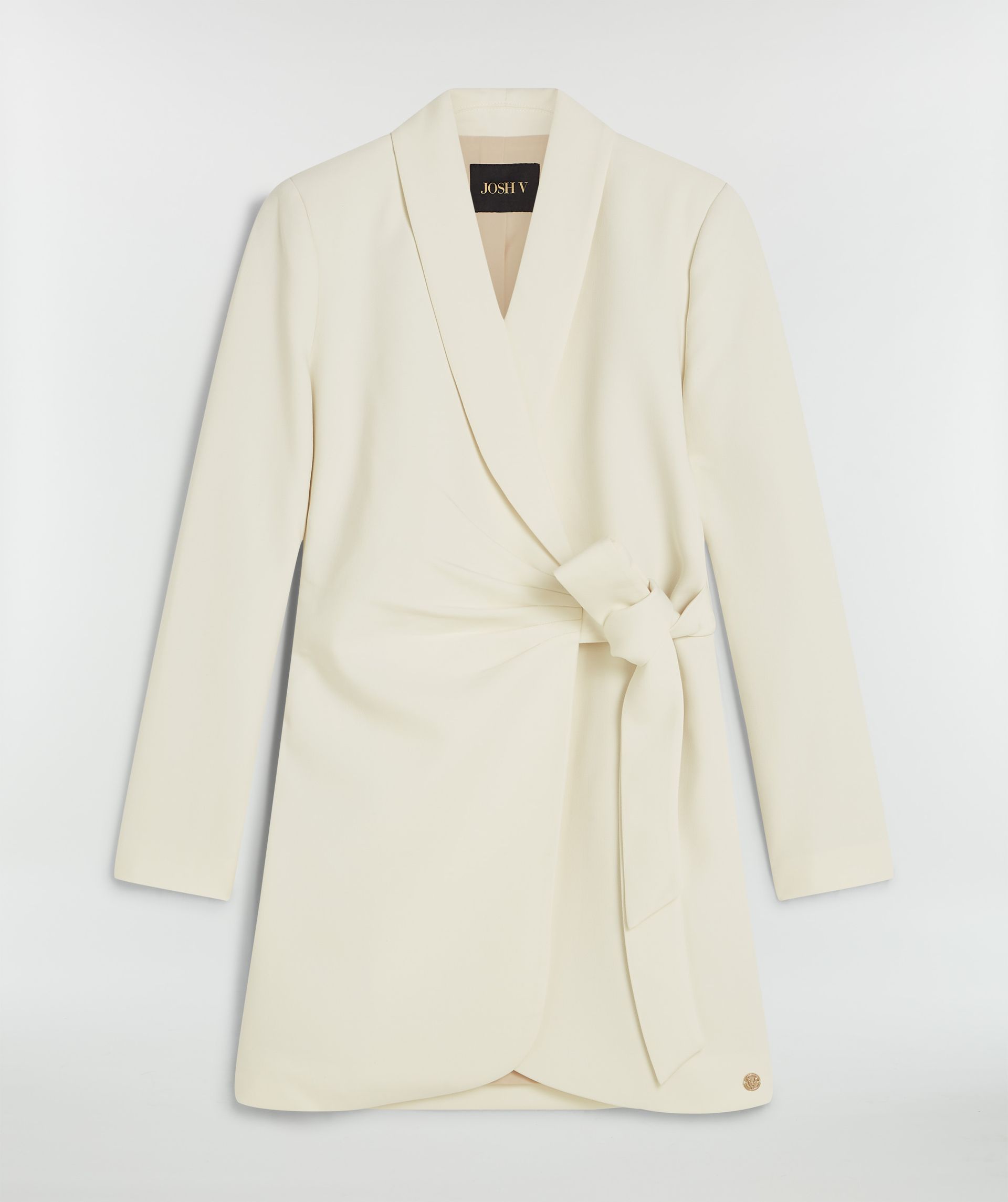 JV-BONITA overslagjurk - creme white