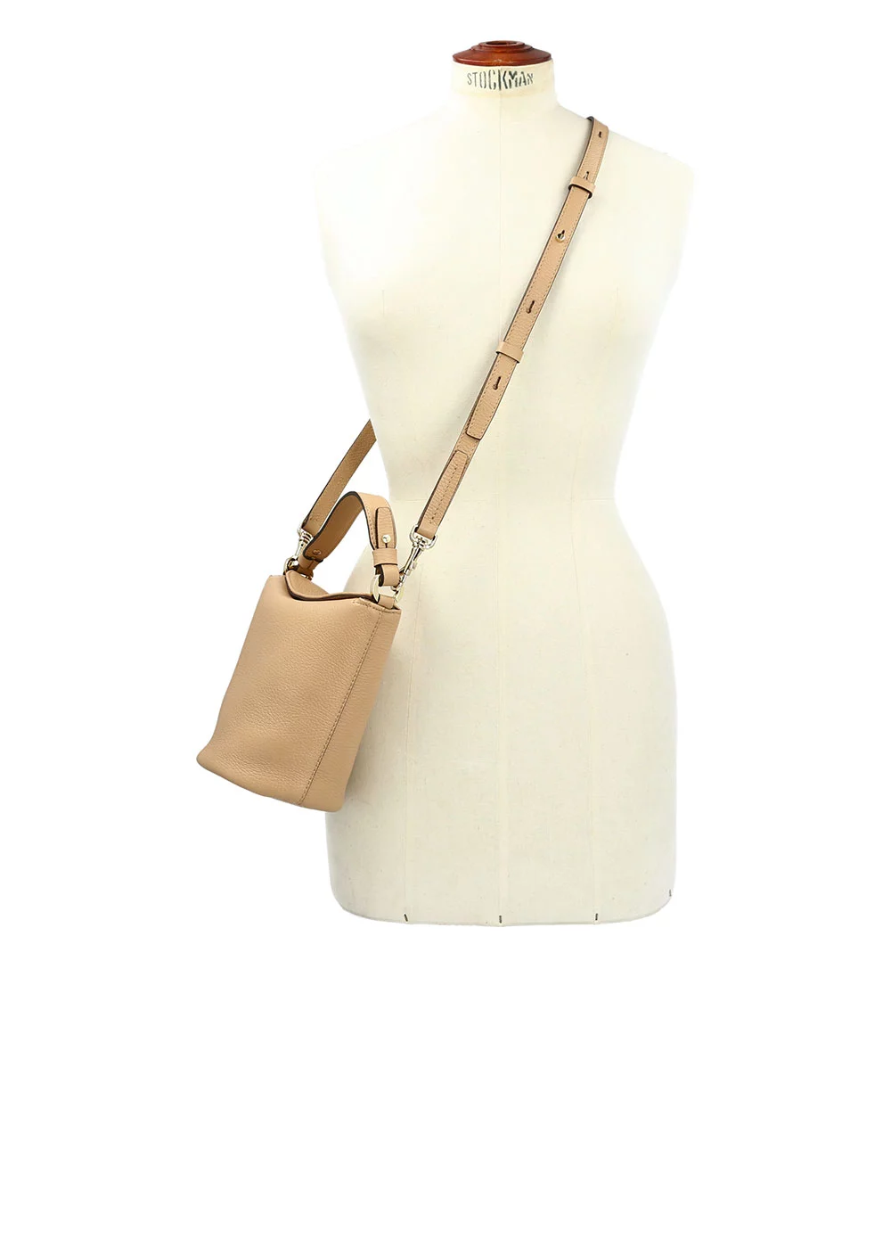 PETIT SEAU MARGOT CUIR CAMEL