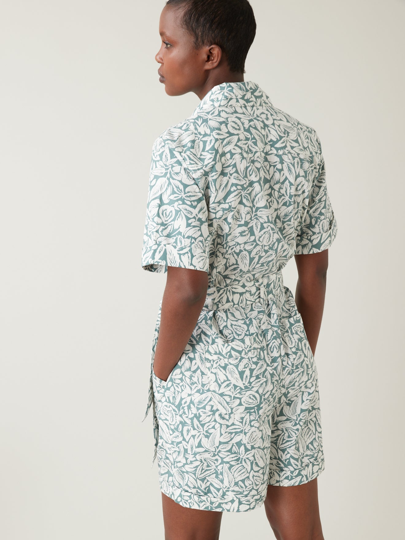 Combishort femme imprimé Moorea