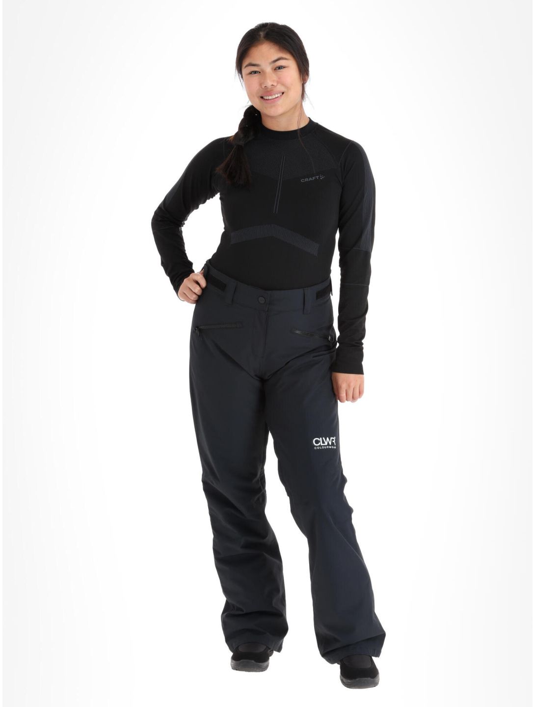 Cork skibroek dames